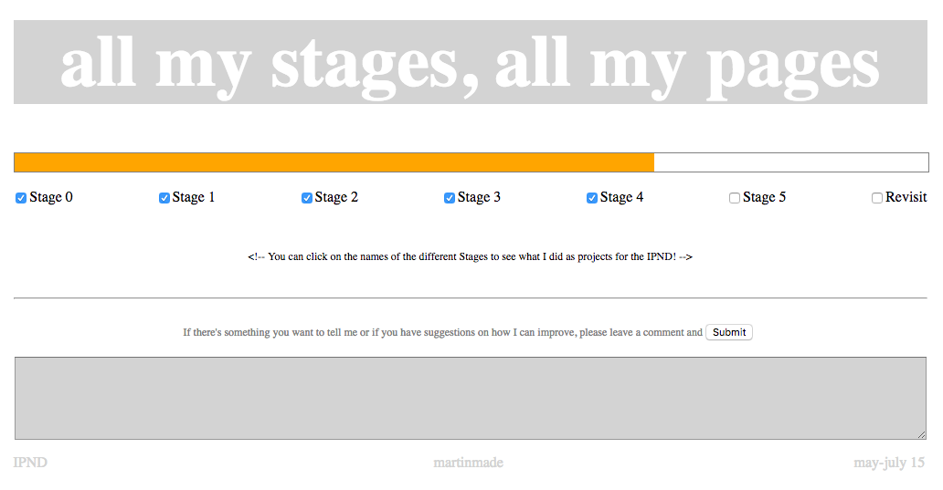 first website project